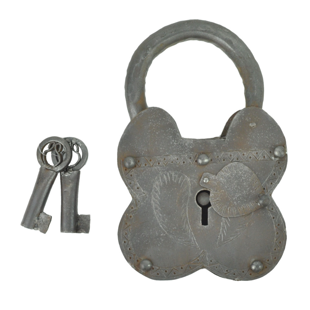 Cast Iron And Brass Brilliant Padlock Pad Locks With Key Super Selling Cast Iron Heavy Duty Solid Security Lock From India