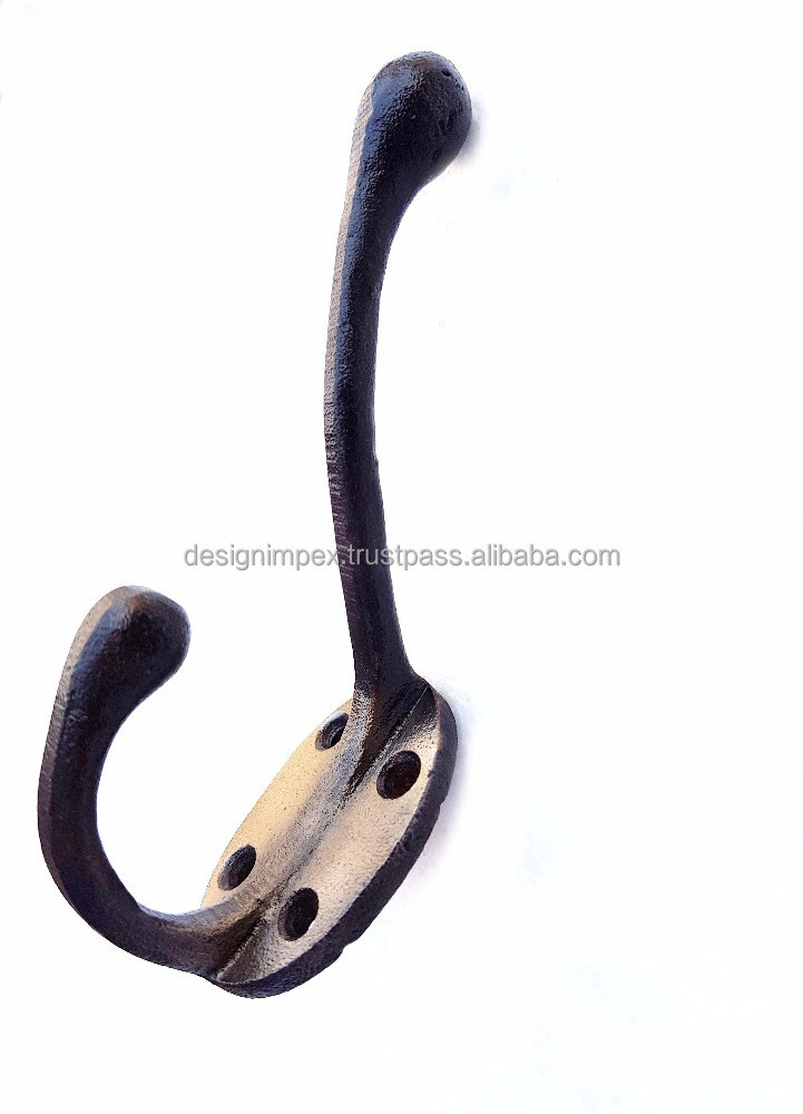 Available Large Quantity In Stock Cast Iron Wall Hook High Useful Very Good quality Cloth Safe Holder Metal Multifunctional Hook