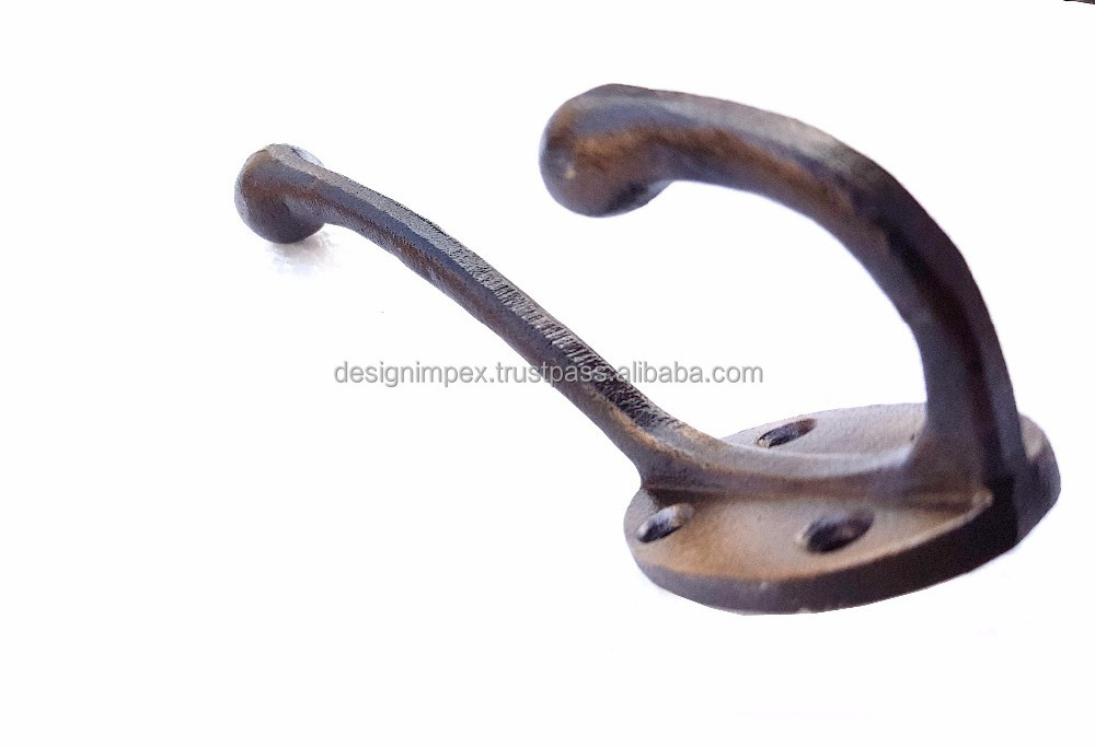 Available Large Quantity In Stock Cast Iron Wall Hook High Useful Very Good quality Cloth Safe Holder Metal Multifunctional Hook