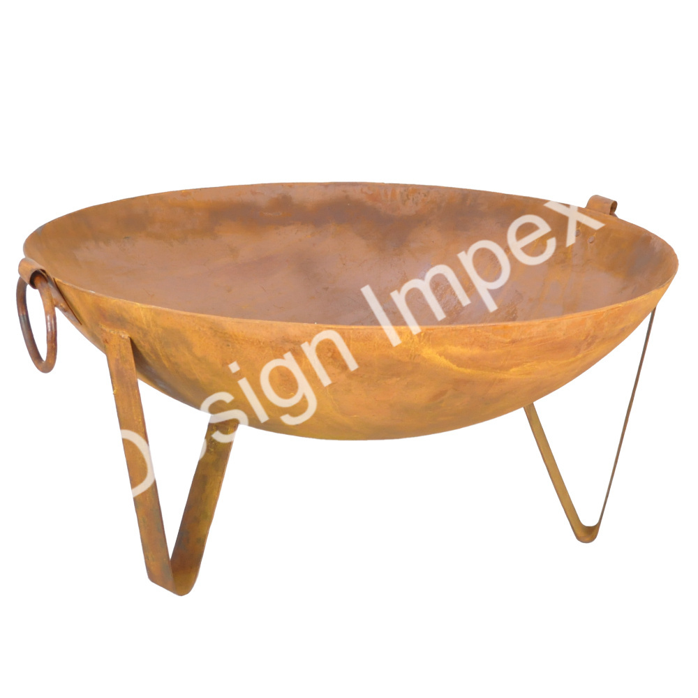 Top Dealing BBQ Grill Fire Pit Stand Factory Direct Supply Made In India Metal Outdoor Fire Pit And kadai Stand At Low Price