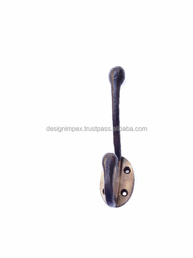 Available Large Quantity In Stock Cast Iron Wall Hook High Useful Very Good quality Cloth Safe Holder Metal Multifunctional Hook