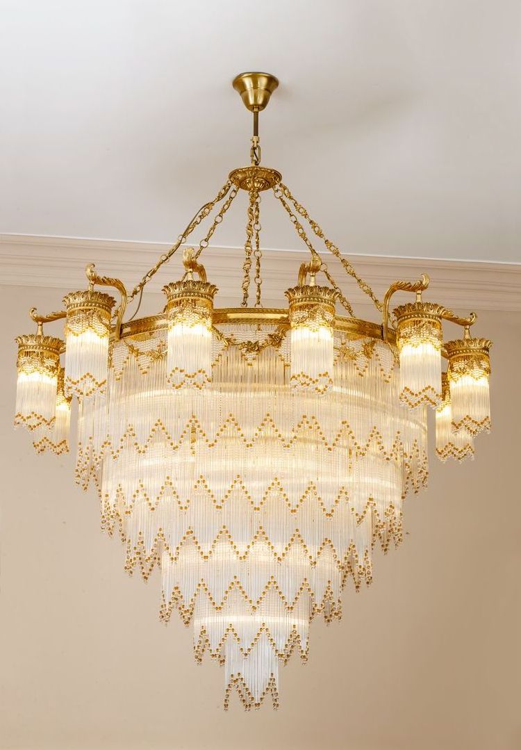 Unique design with competitive price noble brass pendant lamp room contemporary lighting fixtures for home led chandeliers