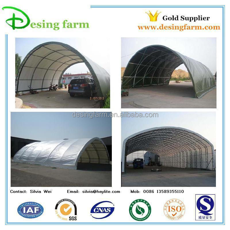 Portable aircraft hangar tent