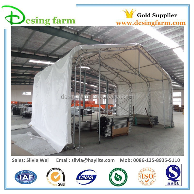 Portable aircraft hangar tent