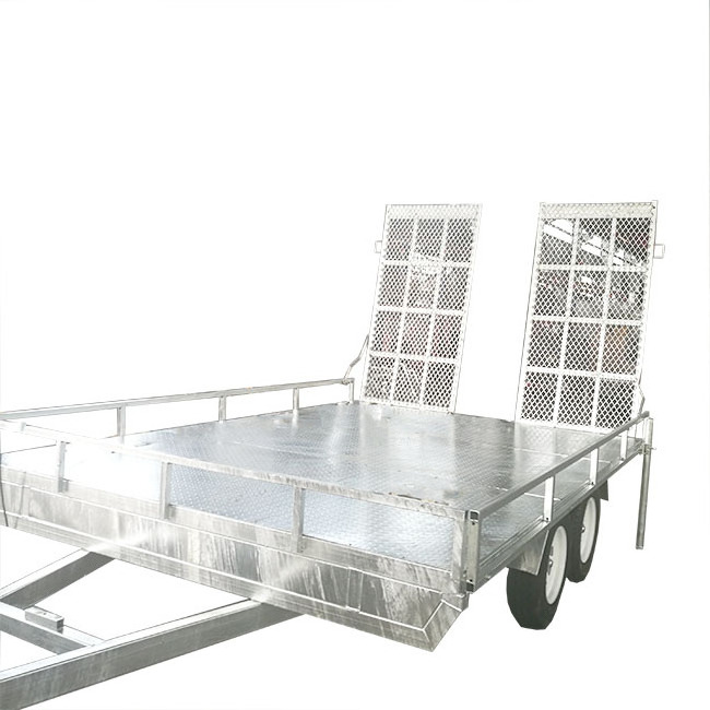 Manufacture of customized steel  mini excavator trailer