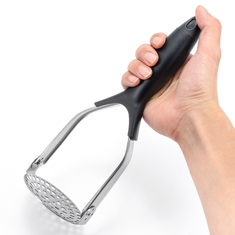 Stainless steel hand masher for potato Guacamole Egg Salad Banana Bread