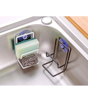 Kitchen Faucet Rack Sponge Holder Sink Caddy Organizer Hanging Caddy Drainer Rack Stainless Steel Storage Rack