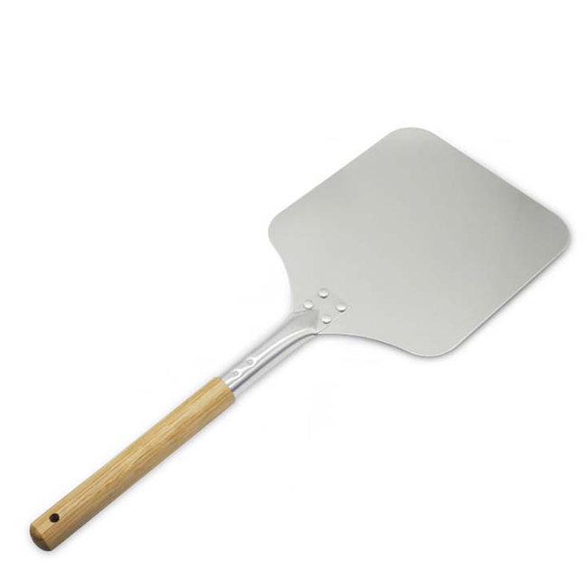 Aluminum Metal Pizza Peel Cutter Rocker Blade Pizza Oven Paddle Long Handle Best Pizza Spatula