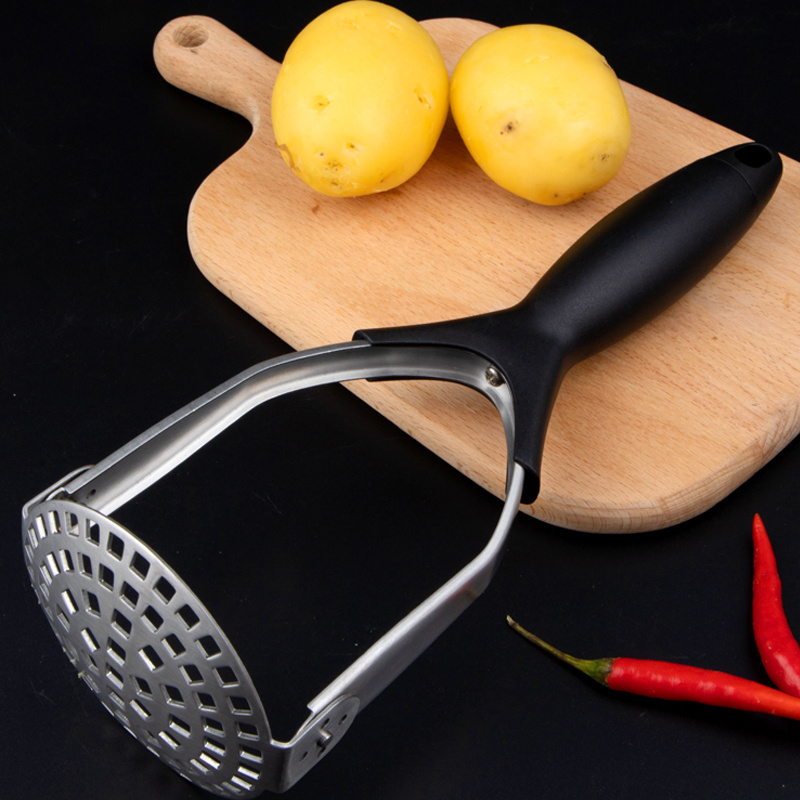 Kitchen Gadgets Stainless Steel Potato Mud Pressure Machine Potatoes Masher Fruit Vegetable Tools Accessories