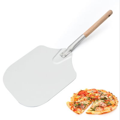 Aluminum Metal Pizza Peel Cutter Rocker Blade Pizza Oven Paddle Long Handle Best Pizza Spatula