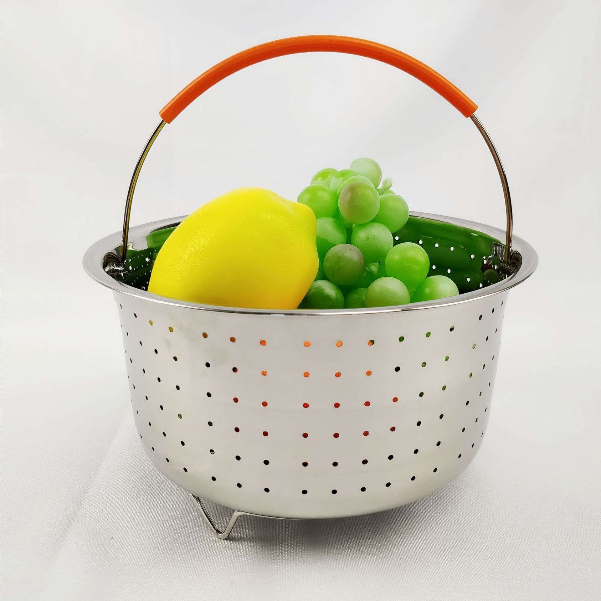 Hot Selling 304 stainless steel food steamer basket prssure cooker steam basket for egg meat steam