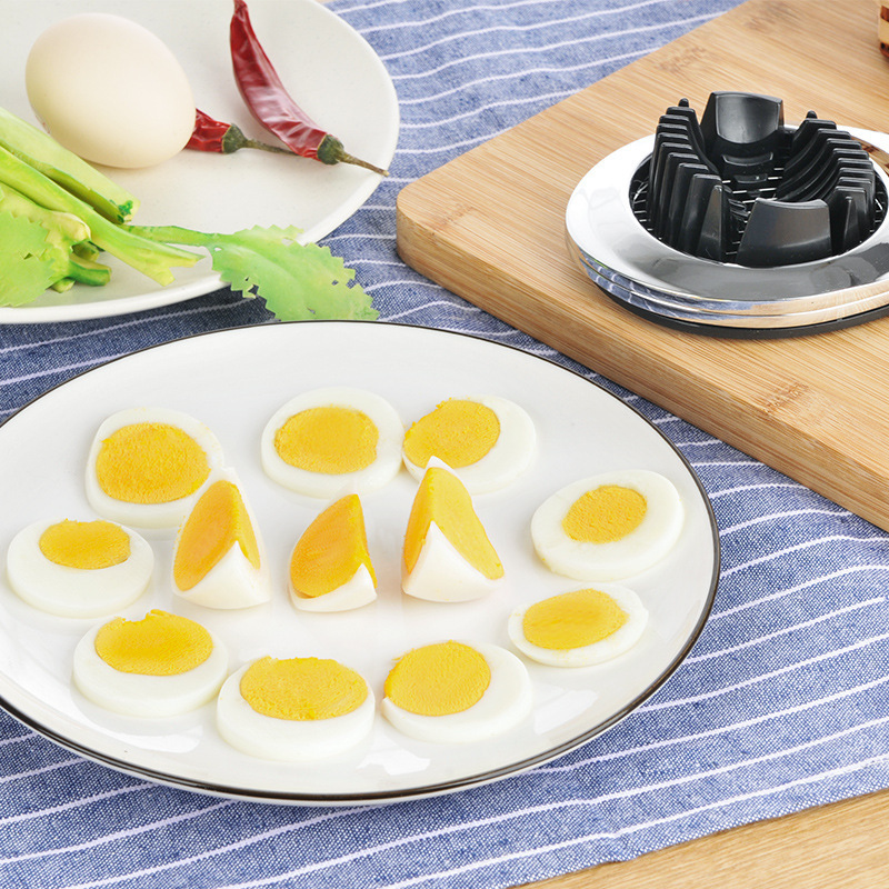 Wholesale new design kitchen gadgets egg slicer high quality stainless steel egg cutter