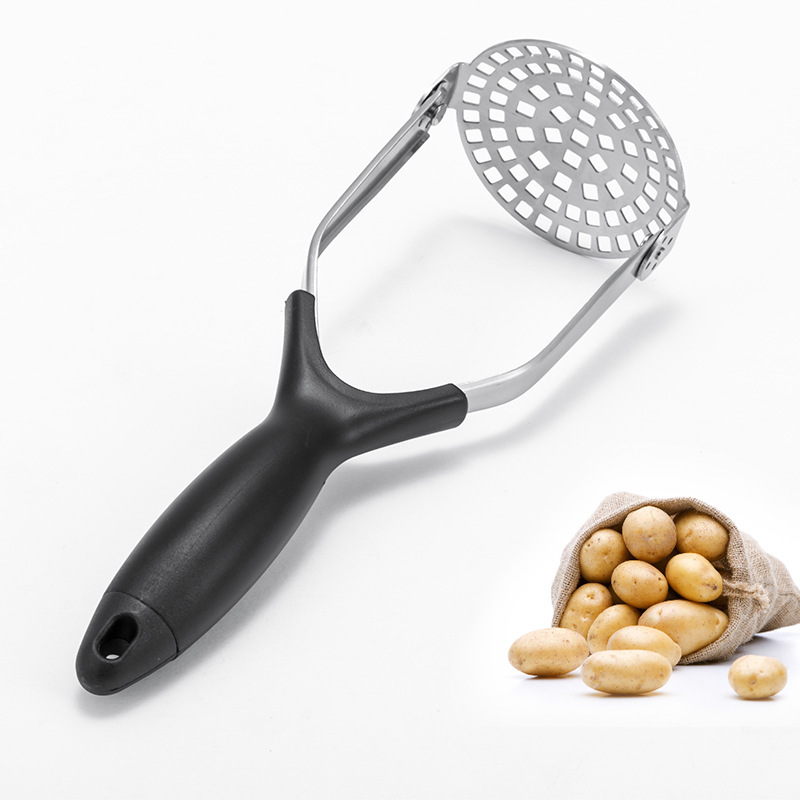 Stainless steel hand masher for potato Guacamole Egg Salad Banana Bread