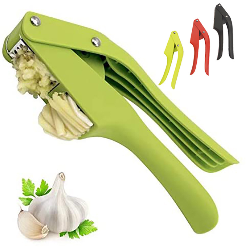 Aluminum Alloy Kitchen Household Manual Squeeze Gadget Garlic Press