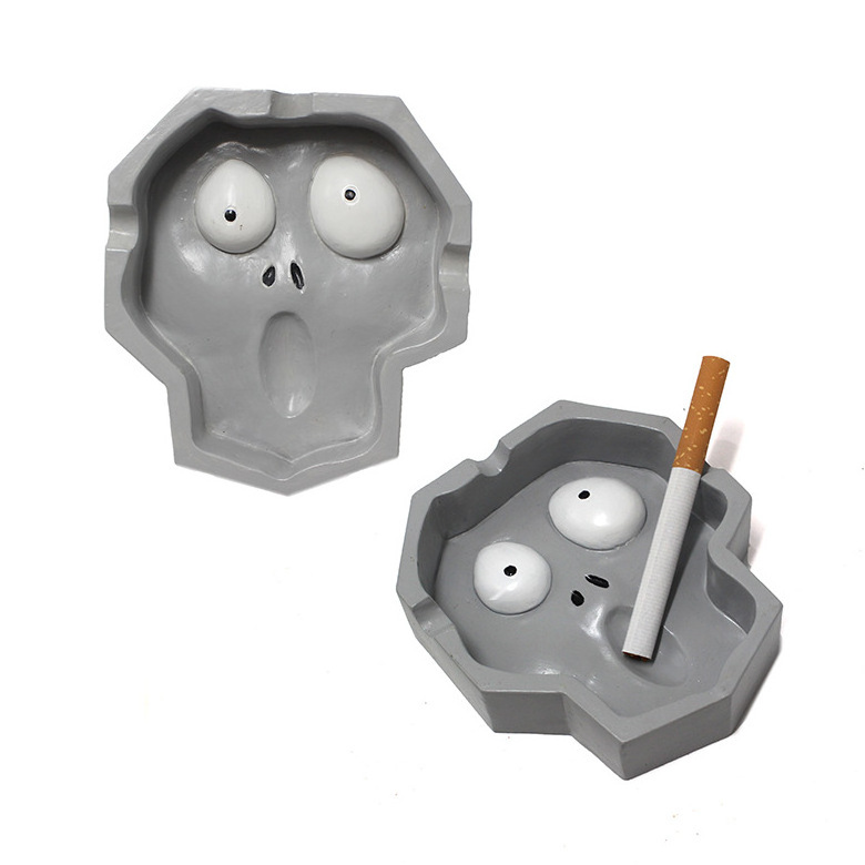 for tabletop restaurant fancy cute cool alien face resin ash tray ashtrays