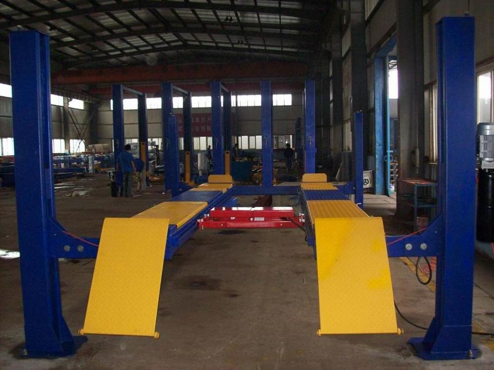 Good Quality Hydraulic 4 Post Wheel Alignment Car Lift DFPA712K