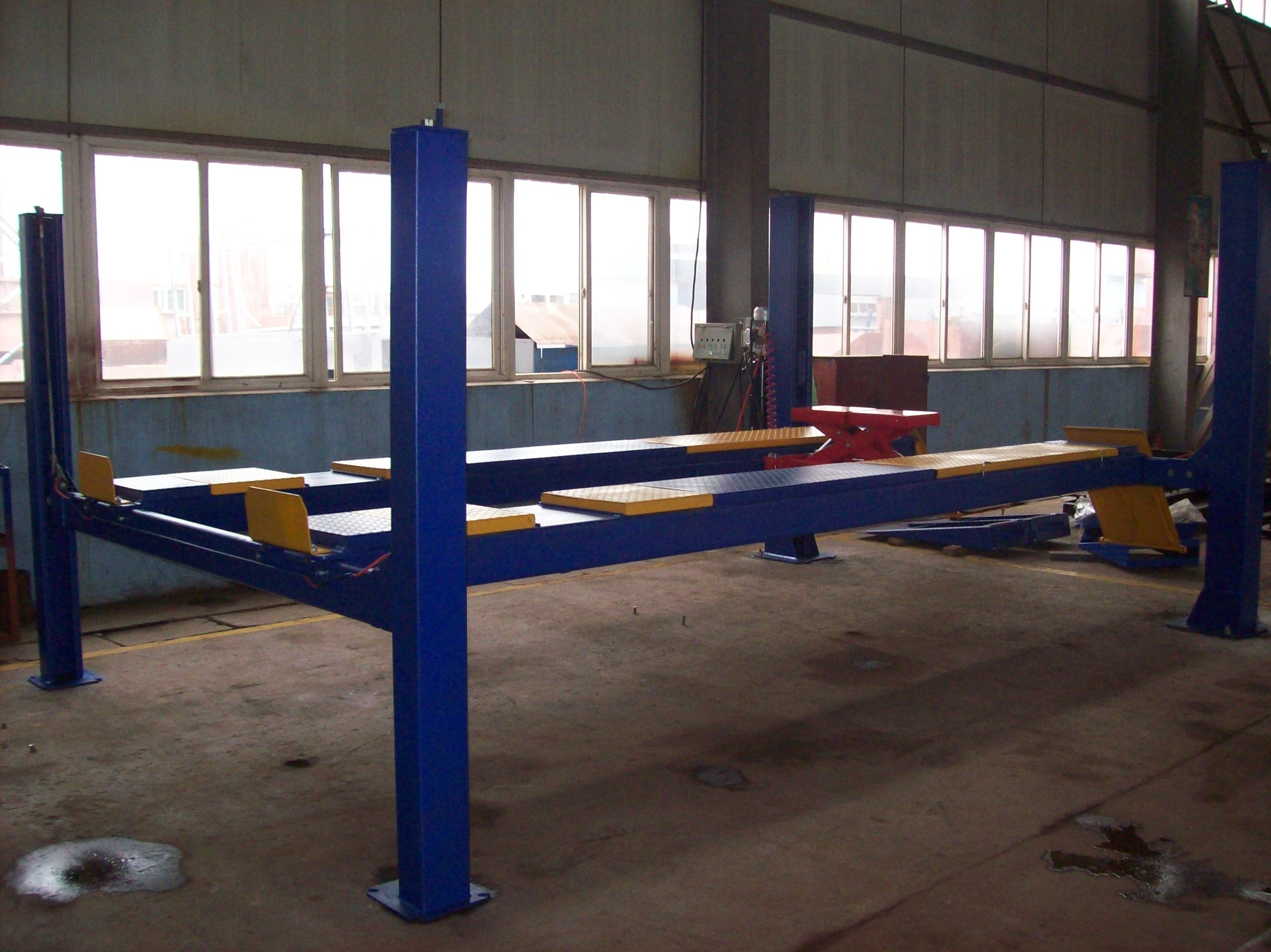 Good Quality Hydraulic 4 Post Wheel Alignment Car Lift DFPA712K