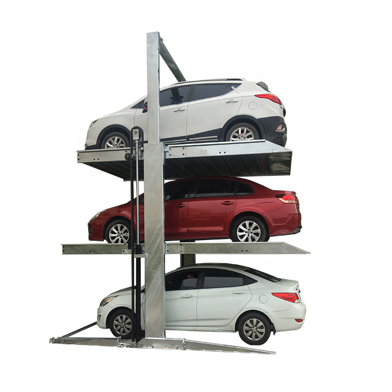 double deck parking garage stacking system machine hydraulic car lift