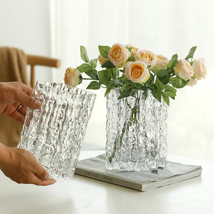 DESITA Factory Bulk Wholesale Glass Vases Fashion Vase Modern Design Vase For Home Decorated