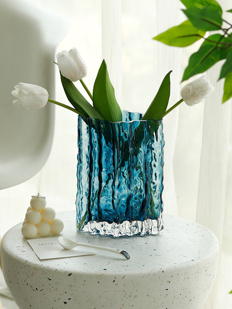 DESITA Factory Bulk Wholesale Glass Vases Fashion Vase Modern Design Vase For Home Decorated