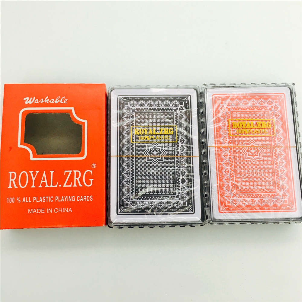 281 28mm thickness plastic playing cards 54 cards ROYALZRG cards 57*87mm