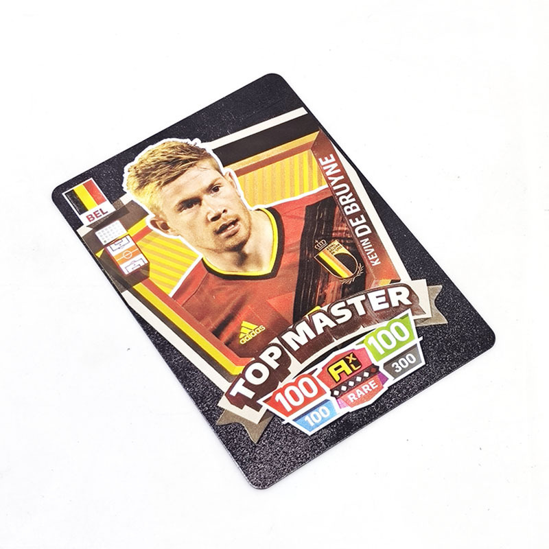 Deskjoy High quality Printed sports panini trading cards Golden Play Poker Card football Collectible Cards