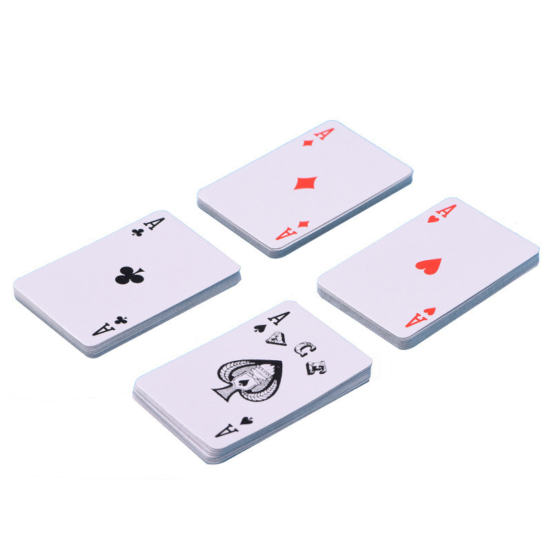 Deskjoy printing mini standard poker playing cards with plastic box