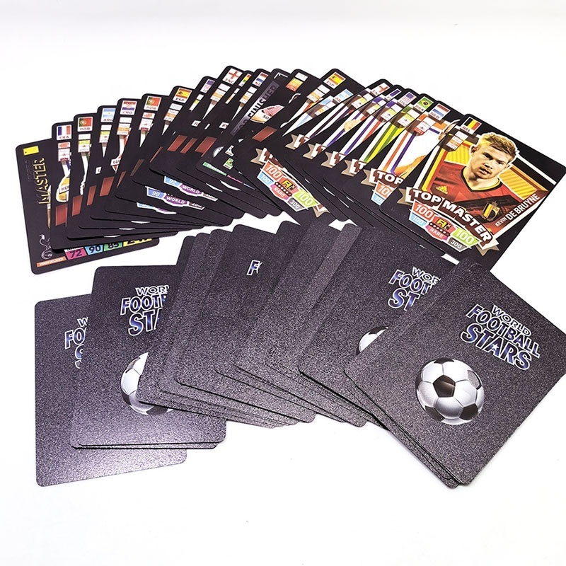 Deskjoy High quality Printed sports panini trading cards Golden Play Poker Card football Collectible Cards