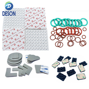 Deson02 3m silicone anti slip transparent antivibration general foam rubber base pads gaskets sheets seals strips bands