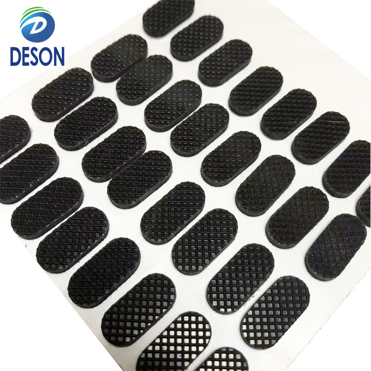 Deson Sound Isolation Hemisphere Bumper Non-Skid Self Adhesive Rubber Silicone Feet Vibration Absorption Pads for furniture