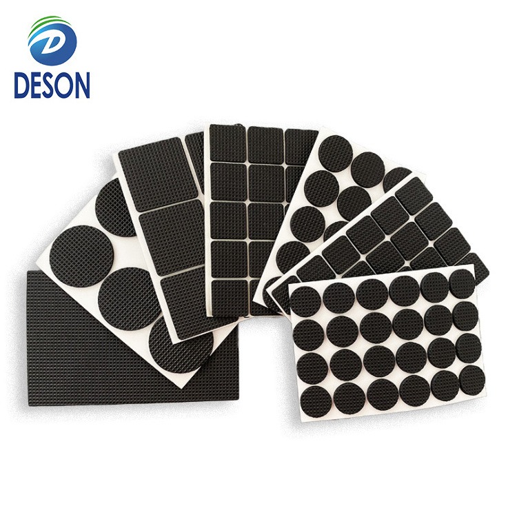 Deson Stop Sliding Self Adhesive Non Slip Floor Protectors bumper silicone EVA EPDM PU foam stopper rubber Furniture pads