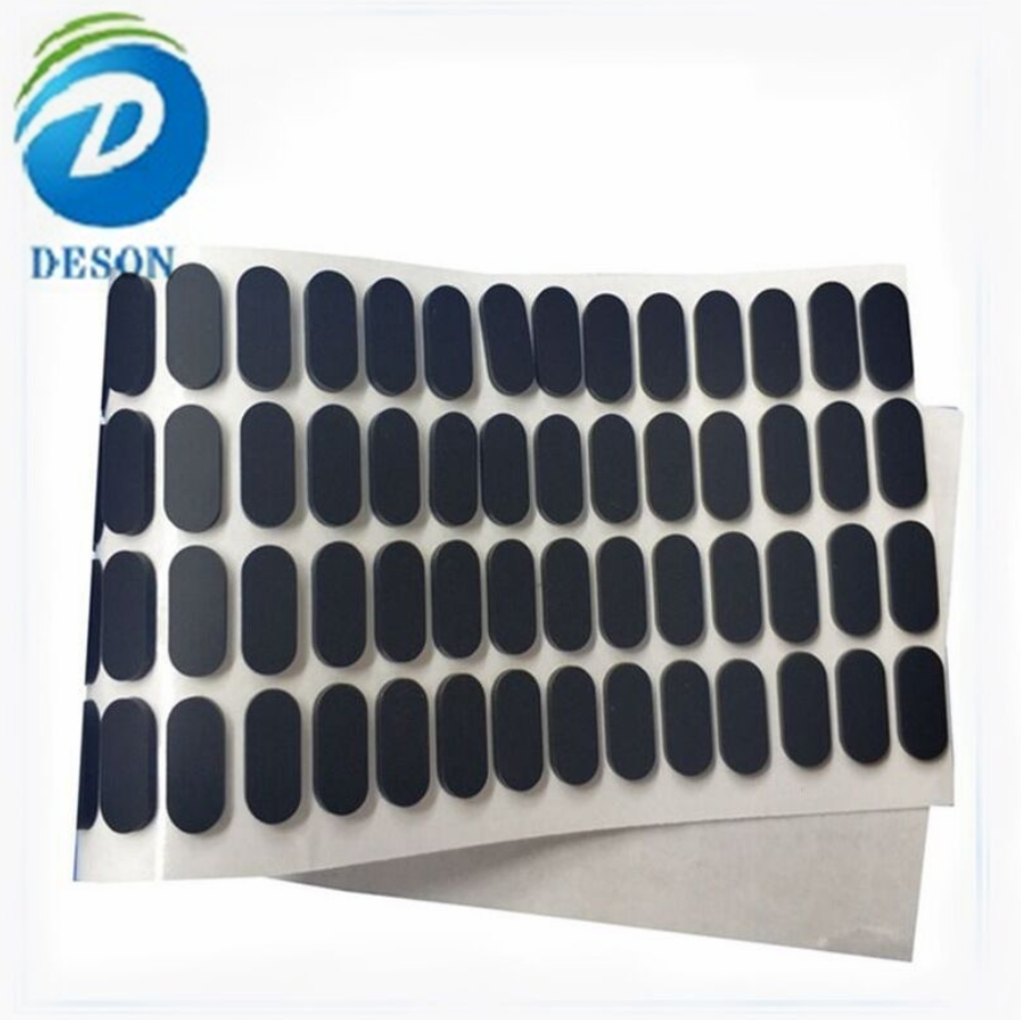 Deson silicon sponge double stick laser cut tape sheets keyboard anti slip furniture rubber stop bumper non-stop pad washer