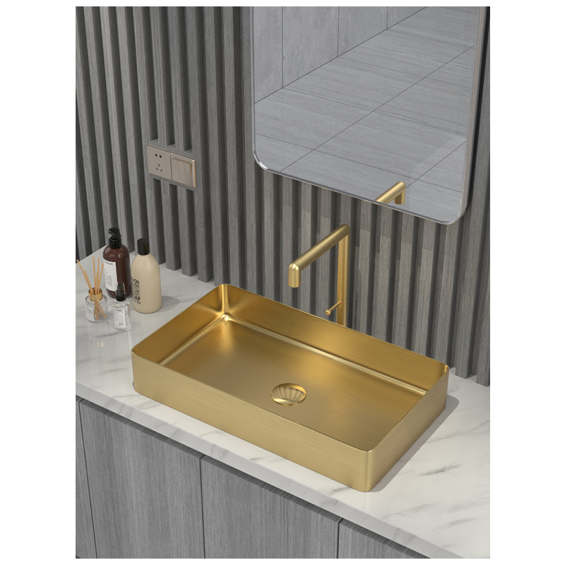 Stainless steel art sink/SUS 304 stainless steel art sink/sink stainless steel Rectangular Countertop Basin