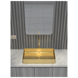 Stainless steel art sink/SUS 304 stainless steel art sink/sink stainless steel Rectangular Countertop Basin