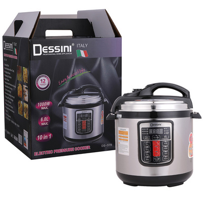 Dessini Customizable 6L Multifunctional Digital Electric Pressure Rice Cooker With Non-stick Bowl