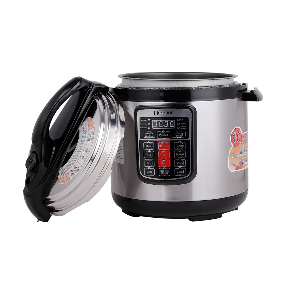 Dessini Nonstick Multicooker Electric Pressure Rice Cooker For Rice Soup Porridge