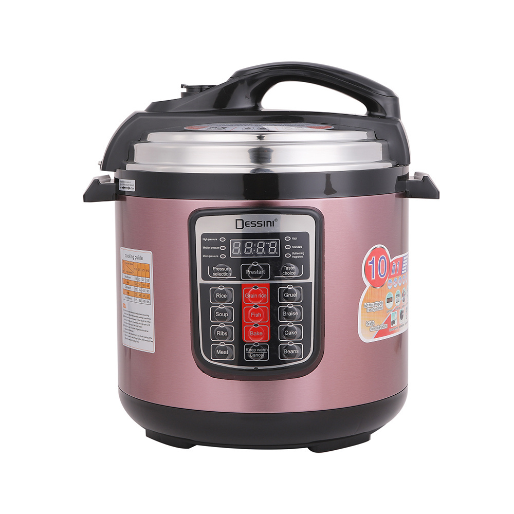 Dessini Nonstick Multicooker Electric Pressure Rice Cooker For Rice Soup Porridge