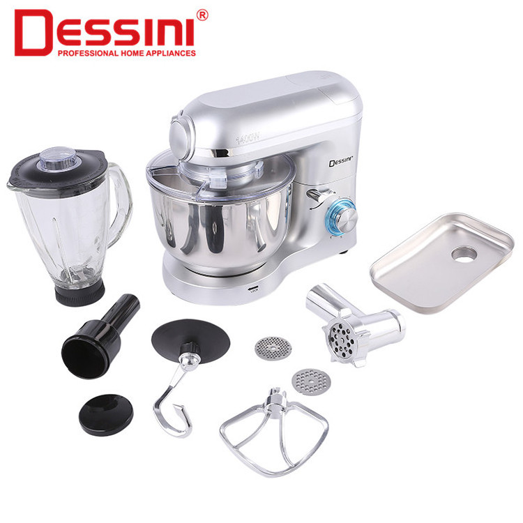 DESSINI Hot Sale Best Stand Mixer Fruit Blender Meat Mincer Pasta Maker Multifunctional 5 In 1 Food Processor