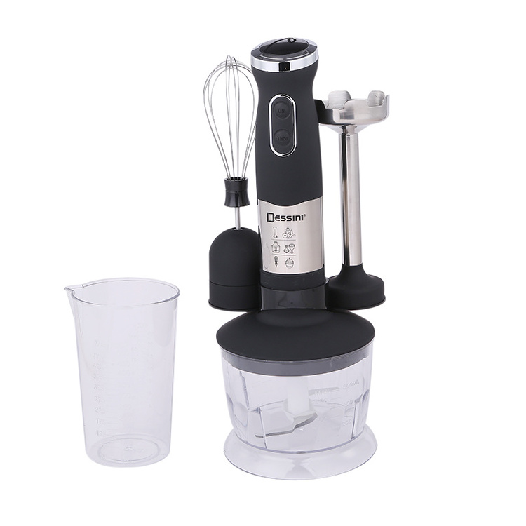 DESSINI  4 in 1  Home Kitchen Food Mixer Egg Beater Juice Vegetable Chopper Meat Grinder Hand Blender