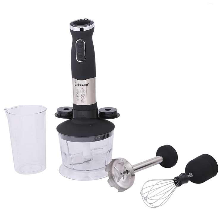 DESSINI  4 in 1  Home Kitchen Food Mixer Egg Beater Juice Vegetable Chopper Meat Grinder Hand Blender