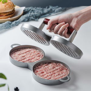 Portable Aluminum Alloy Non-stick Hamburger Beef Ham Multifunction Maker Meat Press Maker