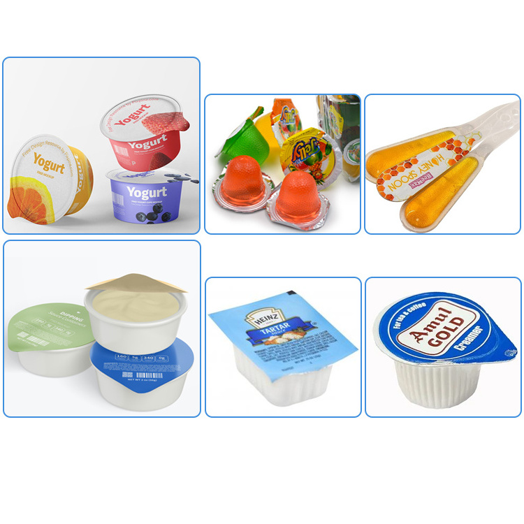 High Speed Automatic Yogurt Milk Cup Filling Sealing Machine Jam Yogurt Cup Filling Packing Machine