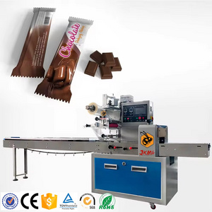 Fully Automatic High Speed Chocolate Bag Wrapping Machine Chocolate Bar Horizontal Packing Machine