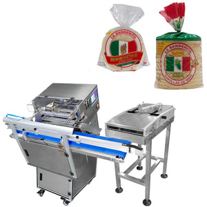 Hot Sales Bakery Bread Packing Machine For Pita Bread Tortilla Chapati Packing Machine Bread Twist Tie Packing Machine