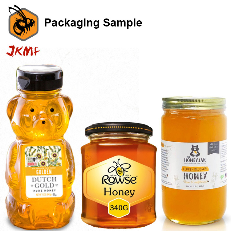 Automatic 4  8 Nozzles Honey Syrup Filling Packing Machine Honey Glass Bottle Filling Capping Machine Honey Jar Filling Machine