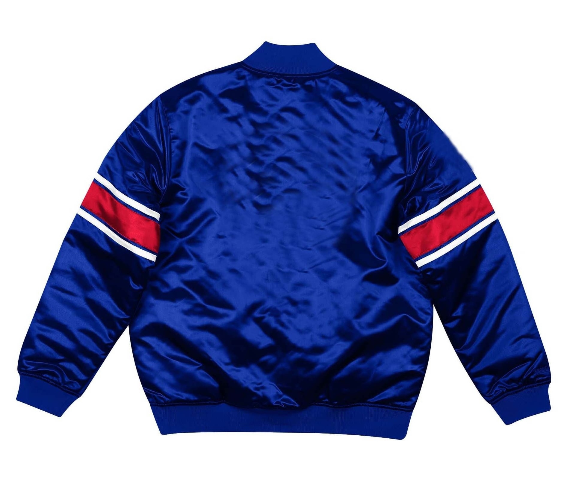 Custom bomber satin jacket letterman satin jacket,Royal blue satin baseball jacket