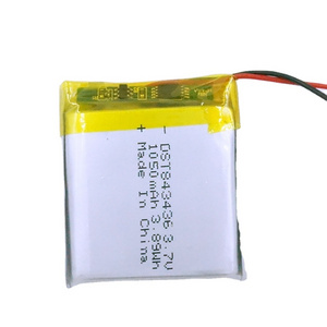 Mini MSDS 843436 1050mAh 3.7V Game Player Battery 510 Cartridge Battery 2v 1000ah Battery For RC