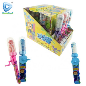 New type toy hand shaking rotating fruit flavor swirl twist lollipops candy