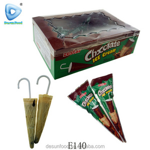 Halal umbrella shape cone chocolate