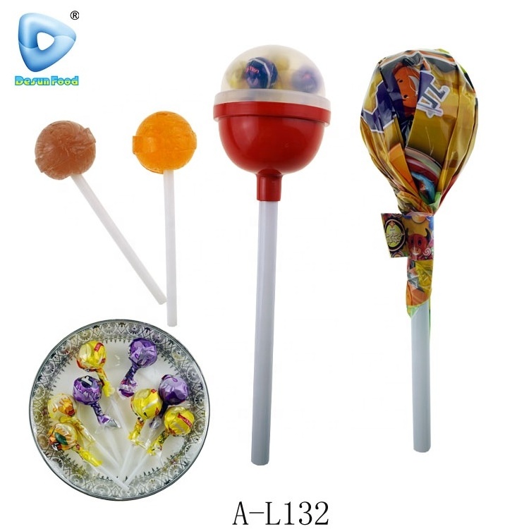 Hot selling wholesale big bom fruit flavour lollipop sweet